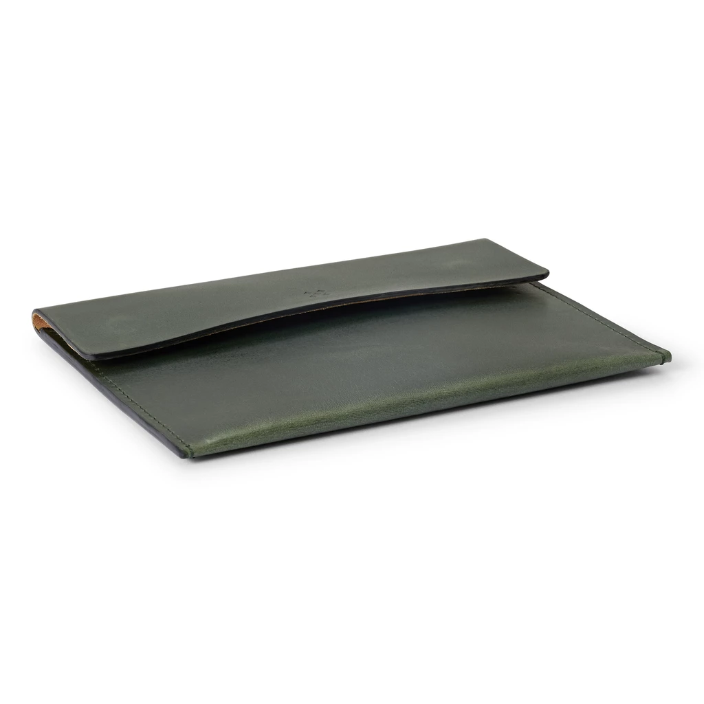 Leder Clutch, Mini Briefcase TRYP Forest