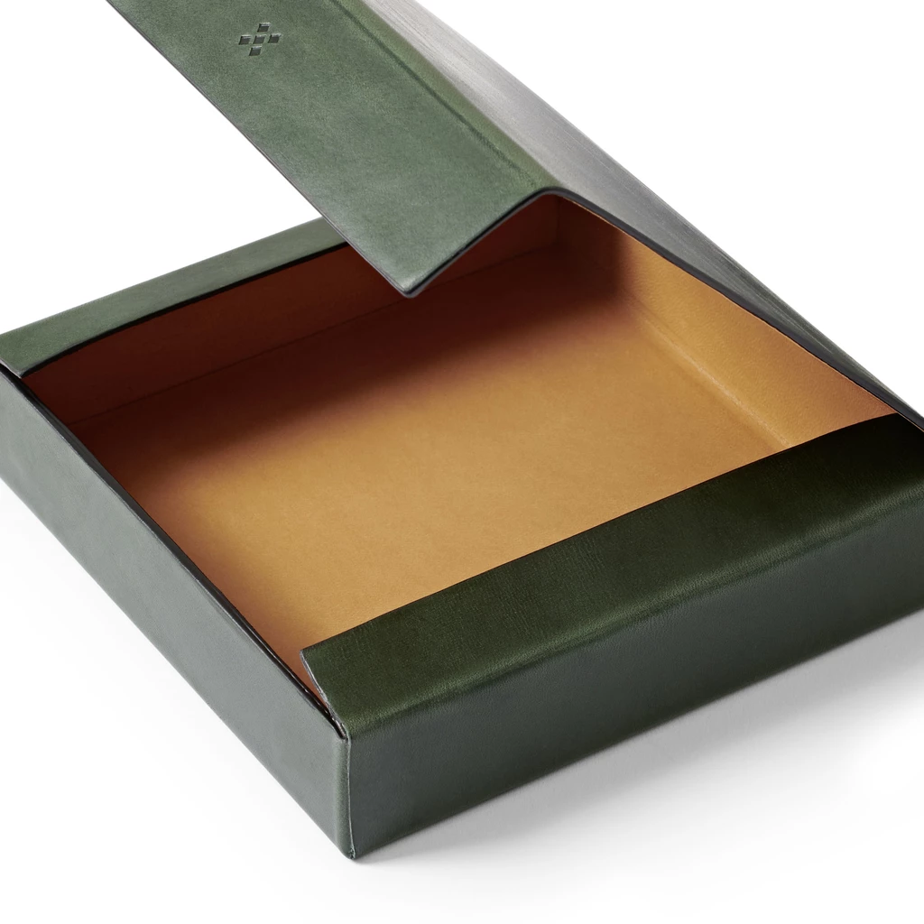 Leder Etui, Leather Case ETWEE Square Forest