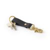 Leder Schlüsselanhänger, Key Chain SPRYNG Black - 2