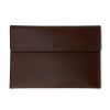 Leder Clutch, Mini Briefcase TRYP Mokka